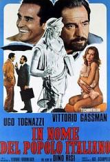 Affiche Au nom du peuple italien