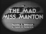 Miss Manton est folle de Leigh Jason en DVD