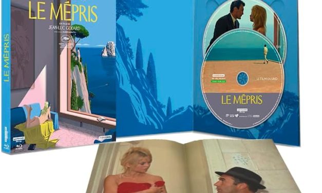 Le Mépris, 60e anniversaire (Blu-ray UHD 4K + Blu-ray) Studio Canal.