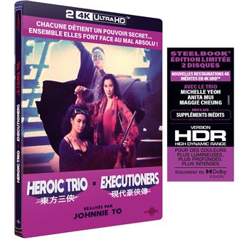 Heroic Trio + Executioners, coffret DVD/ Blu Ray chez Carlotta