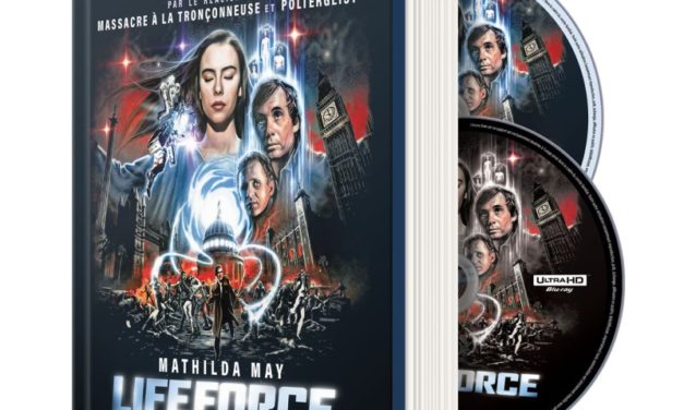 Lifeforce (L&rsquo;étoile du mal). En édition collector- Digibook4K + Blu-Ray + Livret – chez Sidonis Calysta.