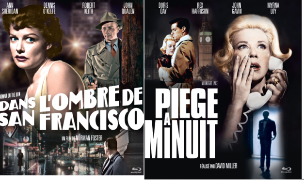 Dans l&rsquo;ombre de San Francisco/ Piège à minuit. Deux combos Blu ray +DVD chez Elephant Films.