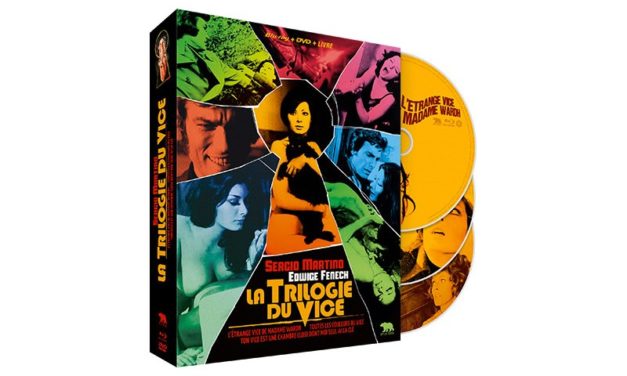 La Trilogie du Vice. Sortie combo Blu-Ray+livret chez Artus films.