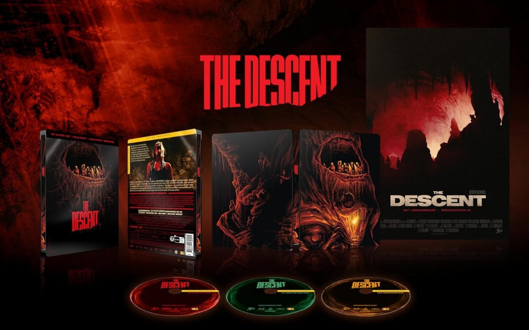 The Descent 4K Ultra HD + Blu-ray + Blu-ray bonus + Affiche – Boîtier SteelBook® limité (Pathé Editions)
